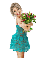 Kaz_Creations Colour Girls Flowers Flower - 免费PNG