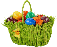 Easter Chocolate Egg Basket, Adam64 - Free PNG