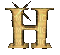 Kaz_Creations Alphabets Glitter Sparkle Letter H - Безплатен анимиран GIF