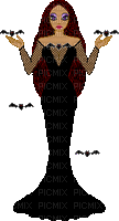 Pixel Vampire Woman 2 - Darmowy animowany GIF