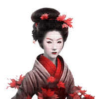 kikkapink autumn woman geisha - kostenlos png