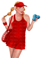Woman. Tennis. Leila - darmowe png