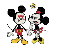 MICKEY & MINNIE MOUSE - Gratis animeret GIF