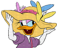 Daisy Duck - Gratis animeret GIF