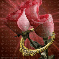 Bouquet of roses - GIF animasi gratis