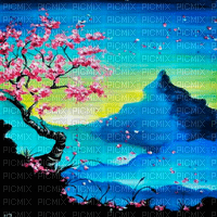 Y.A.M._Japan landscape background - gratis png