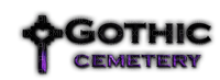 soave text gothic cemetery black purple - Free PNG