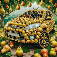 Pear Ford Mondeo - Free animated GIF