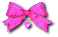 Bow.Heart.Charm.Pink - ilmainen png