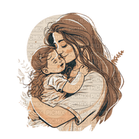 mama i dziecko - PNG gratuit