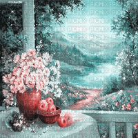 soave background animated pink teal - Δωρεάν κινούμενο GIF