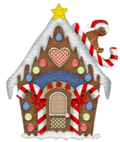 Weihnachten, Lebkuchenhaus - PNG gratuit