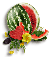 Watermelon deco - png ฟรี