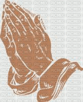 praying hands - GIF animado grátis