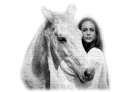 MUJER CON CABALLO -- RUBICAT - png grátis