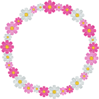 flower frame - безплатен png