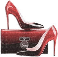 soave deco fashion bag shoe pink - Free PNG