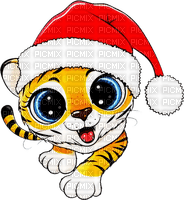 Y.A.M._New Year, winter, tiger - png gratis