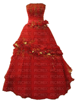 cecily-robe soiree rouge-2 - zdarma png