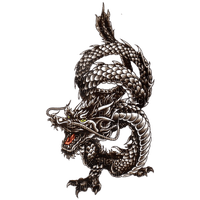 dragon noir - besplatni png