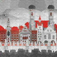 soave background animated vintage city art deco - GIF animado grátis