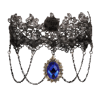 VanessaVallo _crea- gothic necklace animated - Gratis animeret GIF