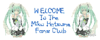 Miku Hatsune Fans Club - Nemokamas animacinis gif