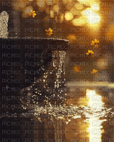 Brunnen im Abendlicht - Darmowy animowany GIF