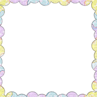 pastel frame - ücretsiz png