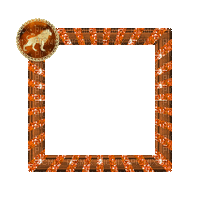 Small Orange Frame - Бесплатный анимированный гифка