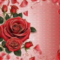 Background Rose Red - Bogusia - GIF animé gratuit