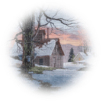 winter house maison d' hiver - PNG gratuit