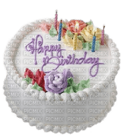 Torte, weiß, Geburtstag