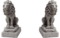 Kaz_Creations Lion Statues - 免费PNG