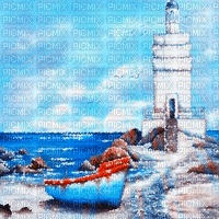 leuchtturm lighthouse phare faro milla1959 - Δωρεάν κινούμενο GIF