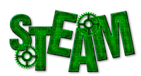 Steam.Text.Green - PNG gratuit