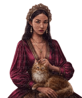 woman cat - Free PNG