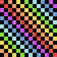 rainbow checker bg - Ingyenes animált GIF