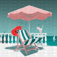 soave background animated summer terrace umbrella - 免费动画 GIF