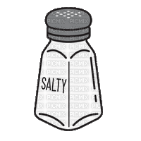 Salt Feeling Salty - GIF animado grátis
