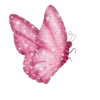 pink butterfly - Gratis geanimeerde GIF