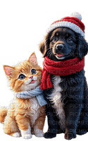 loly33 chien chat noël - δωρεάν png