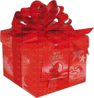 cecily-boite rouge chocolats cerise - PNG gratuit
