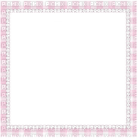 pink checker frame - png gratuito