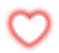 neon heart Bb2 - Free PNG