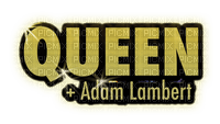 Kaz_Creations Logo Text Queen +Adam Lambert - 無料png