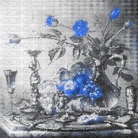 soave background animated vintage flowers rose - 免费动画 GIF