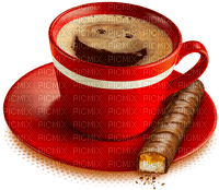 coffee cup red - png ฟรี