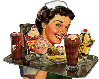 Waitress - Besplatni animirani GIF