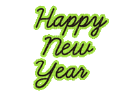 gif Happy New Year text - Gratis animeret GIF